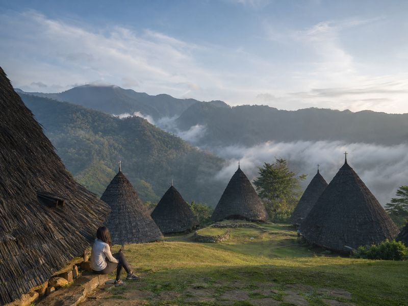 Morning in Wae Rebo Village