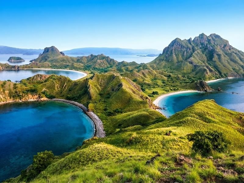 Padar Island during a Komodo sailing trip