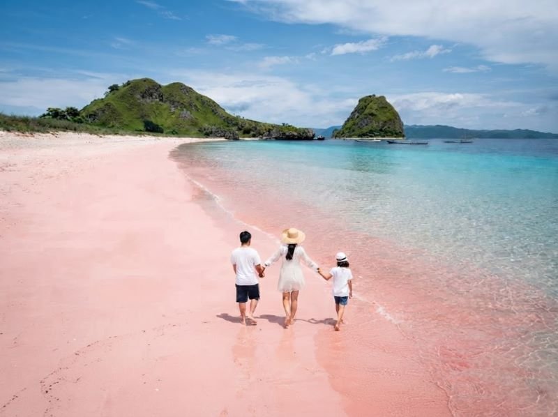 Pink Beach Komodo island