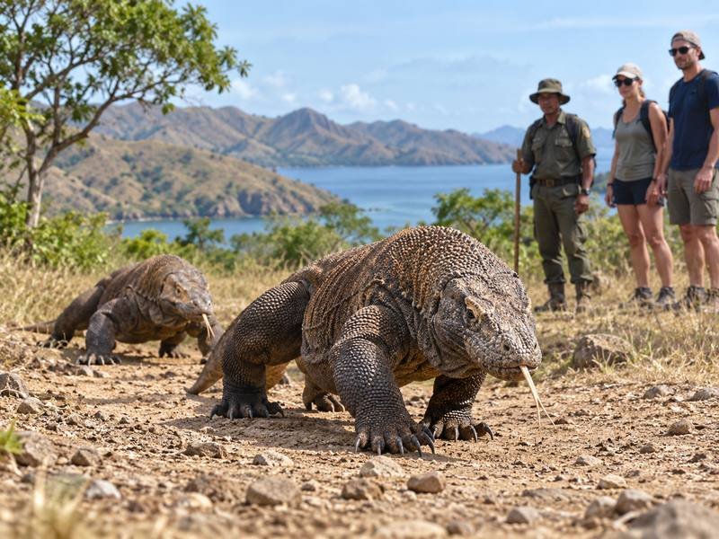 Komodo dragon island tour