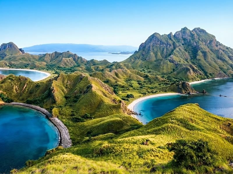 Padar Island in July