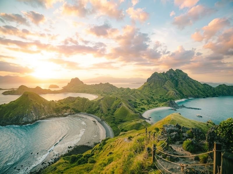 Padar Island sunrise