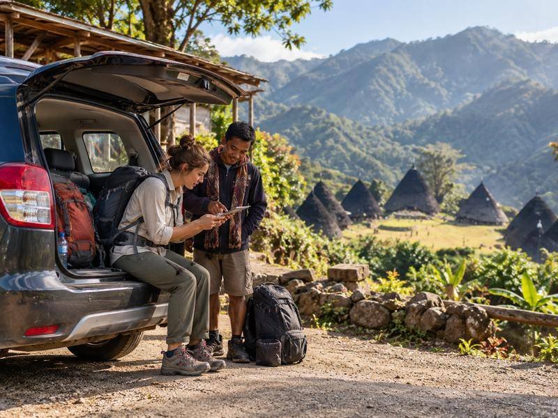 Wae Rebo travel preparation Flores