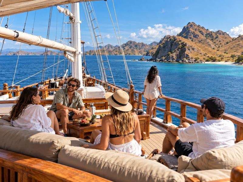 sailing Flores Komodo liveaboard trip