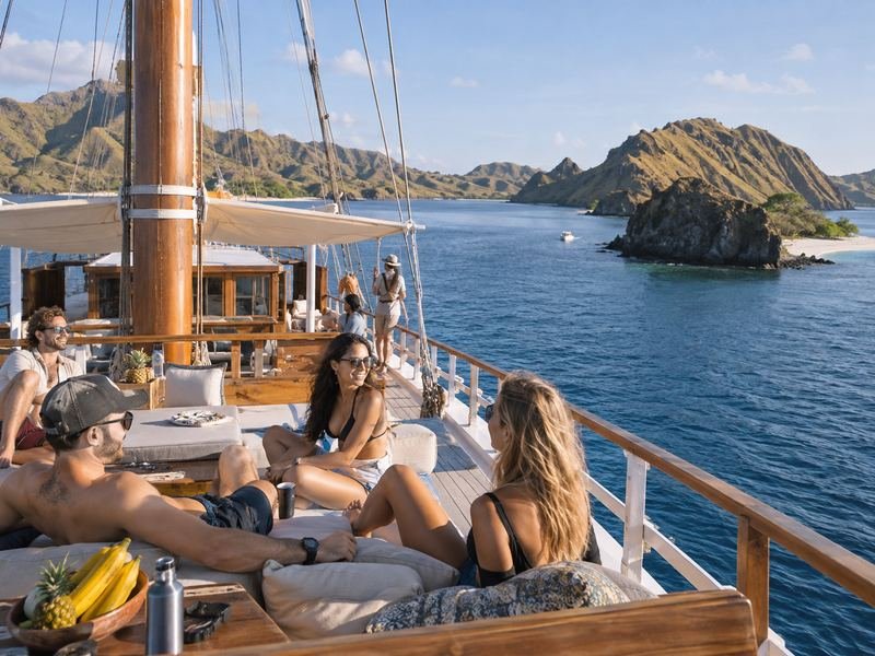 Open trip phinisi sailing from Labuan Bajo