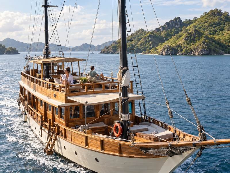 phinisi sailing trip to Komodo