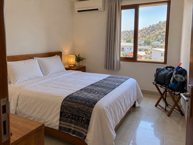 simple hotel in the center of Labuan Bajo